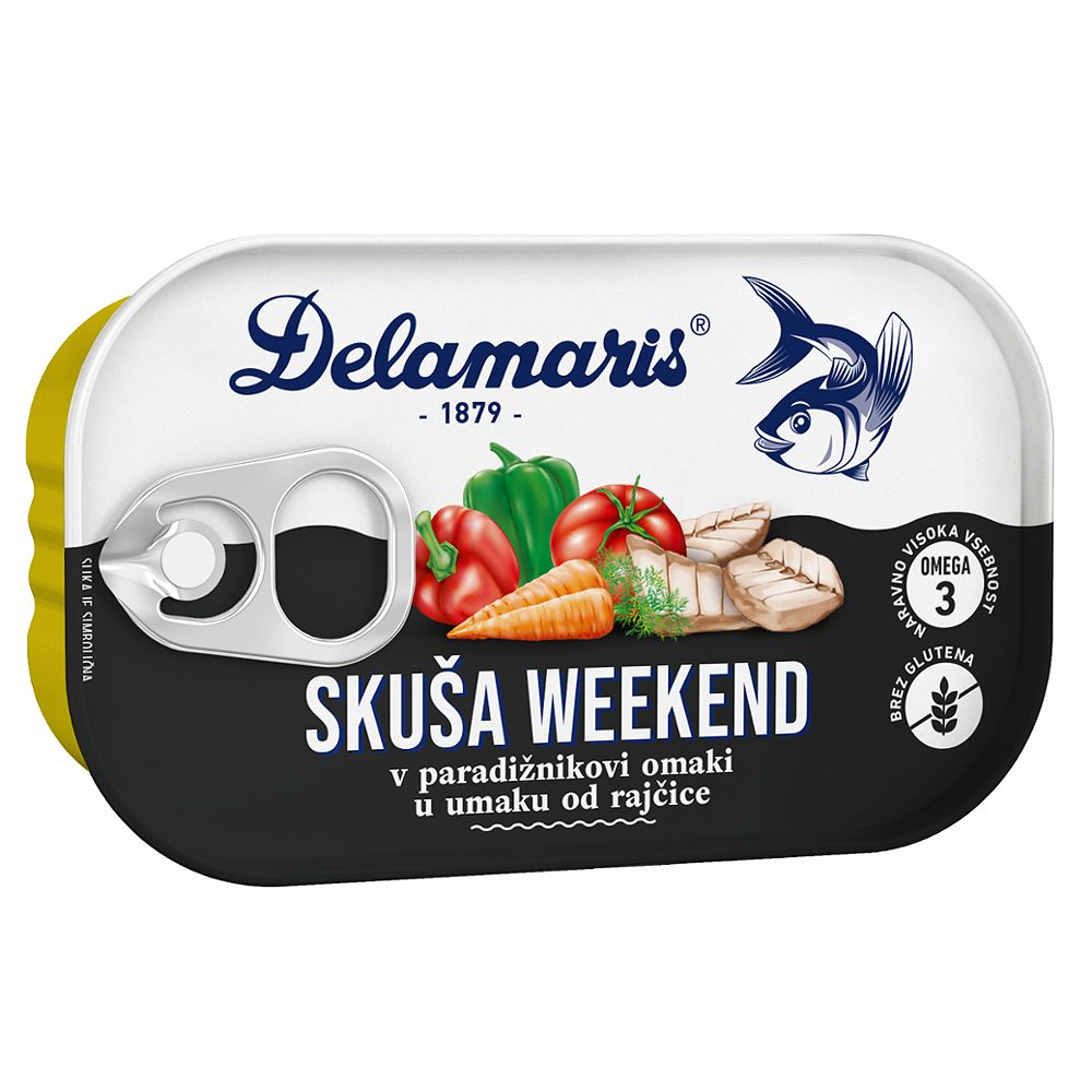 skuša z zelenjavo weekend