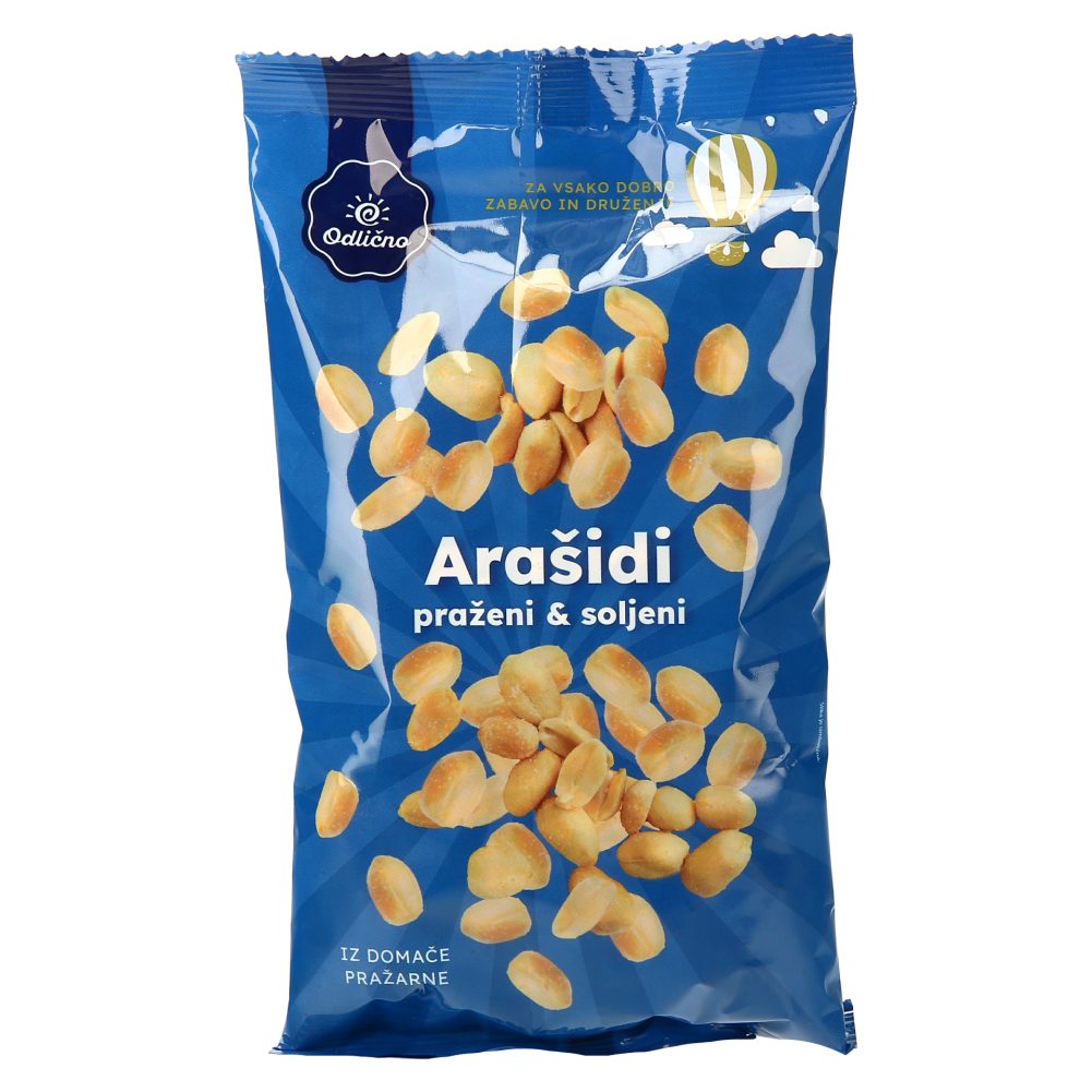 arašidi praženi in soljeni