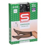 Slika produkta ŽENSKE DOKOLENKE ČRNE 20DEN ENA VELIKOST, S-BUDGET, 2/1