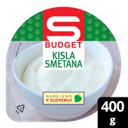 Slika produkta KISLA SMETANA, 12 % M. M., S-BUDGET, 400 G