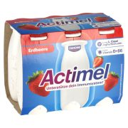 Slika produkta JOGURTOV NAPITEK JAGODA ACTIMEL, DANONE, 6X100G