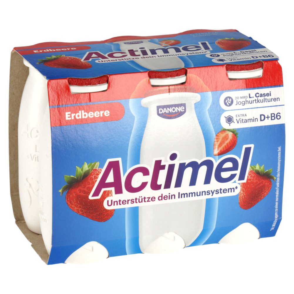 JOGURTOV NAPITEK JAGODA ACTIMEL, DANONE, 6X100G