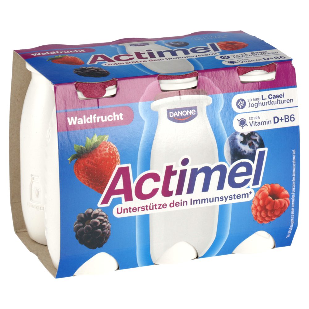 JOGURTOV NAPITEK GOZDNI SADEŽI ACTIMEL, DANONE, 6X100G