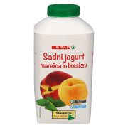 Slika produkta SADNI JOGURT MARELICA IN BRESKEV, SPAR, 500G