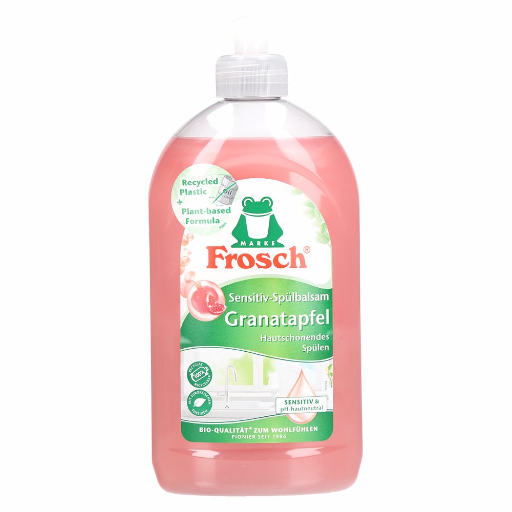 detergent za posodo granatno jabolko z balzamom, frosch, 500ml