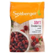 Slika produkta MEHKE SLADKANE BRUSNICE, SUHE, PASTERIZIRANE IN NEŽVEPLANE, SEEBERGER, 125G