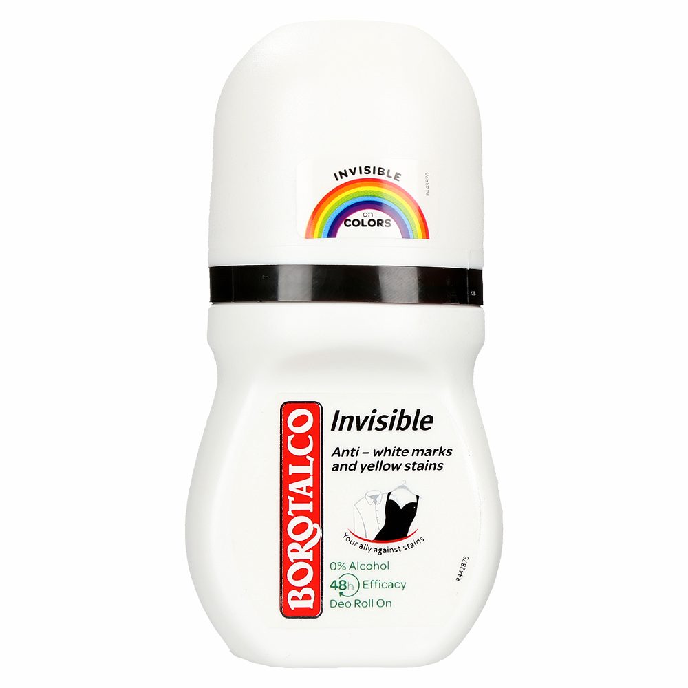 deo roll on invisible borotalco, 50ml