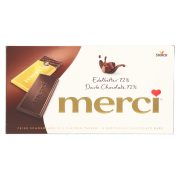 Slika produkta TEMNA ČOKOLADA 72%, MERCI, 100G