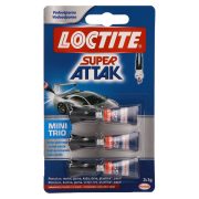 Slika produkta SEKUNDNO LEPILO MINI TRIO, LOCTITE SUPER ATTAK, 3X1G, 3/1