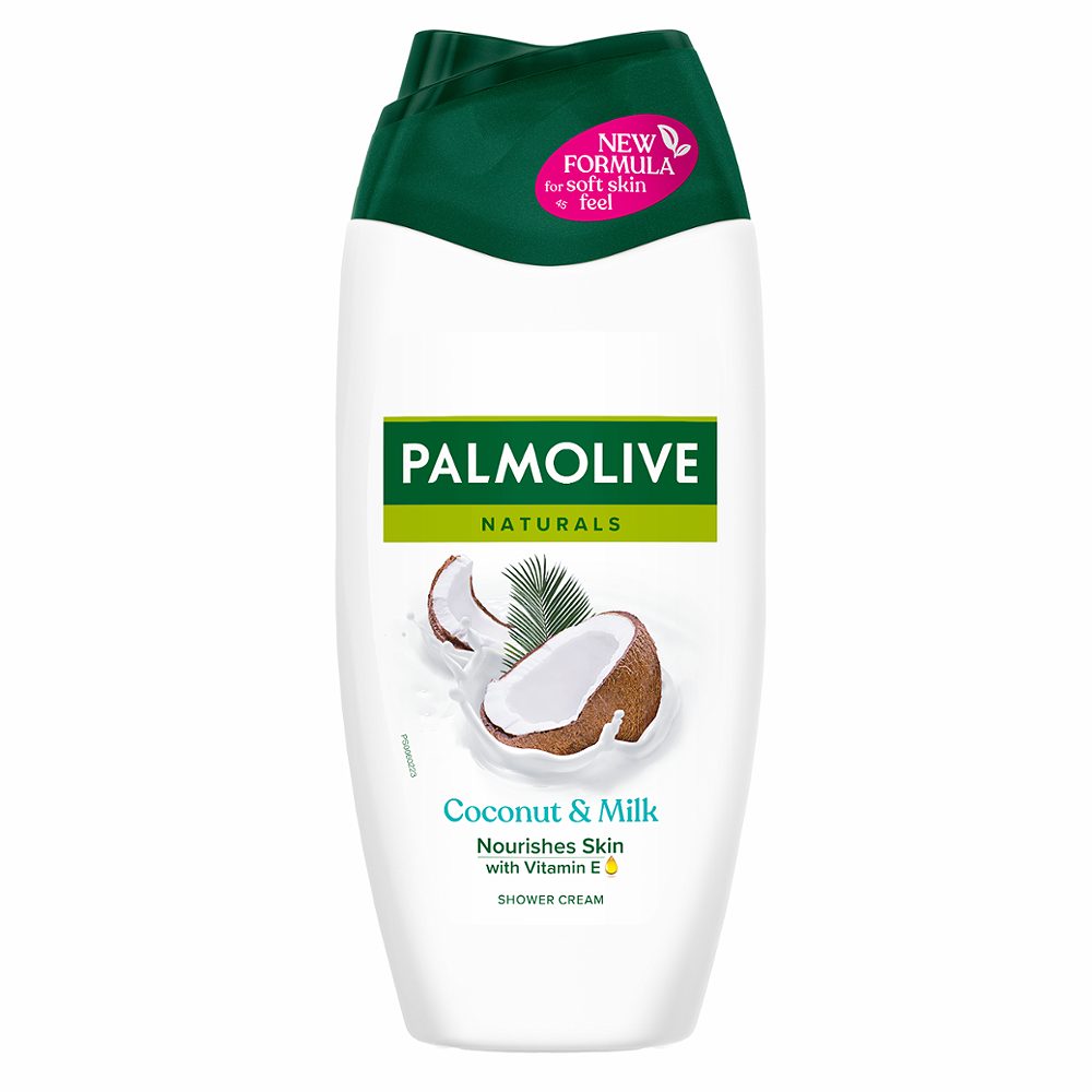 gel za prhanje kokos, palmolive naturals, 250ml