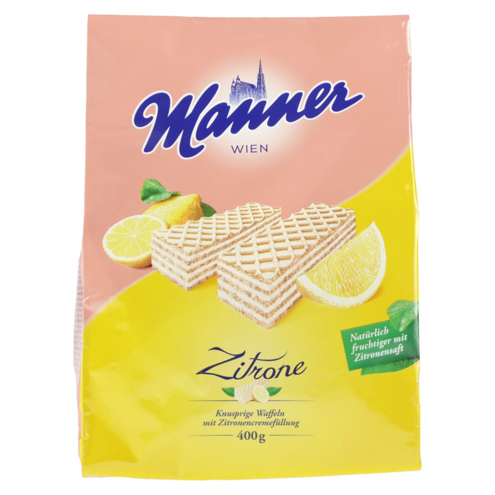 Napolitanke z limonino kremo, Manner, 400 g