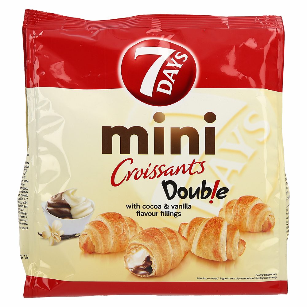 rogljiči vanilija in kakav mini double 7days