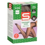 Slika produkta ŽENSKE HLAČNE NOGAVICE RJAVE 20DEN 5 48-50, S-BUDGET, 2/1