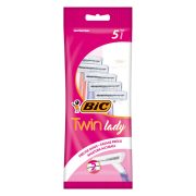 Slika produkta ŽENSKE BRITVICE Z DVOJNIM REZILOM TWIN LADY, BIC, 5/1