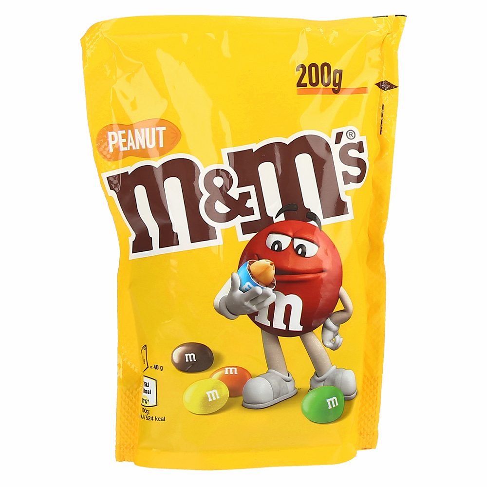 bonboni z arašidi m&m´s, 200g