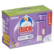 Slika produkta GEL PLOŠČICE ZA WC ŠKOLJKO LAVANDA, DUCK FRESH DISCS, 2X36ML, POLNILO