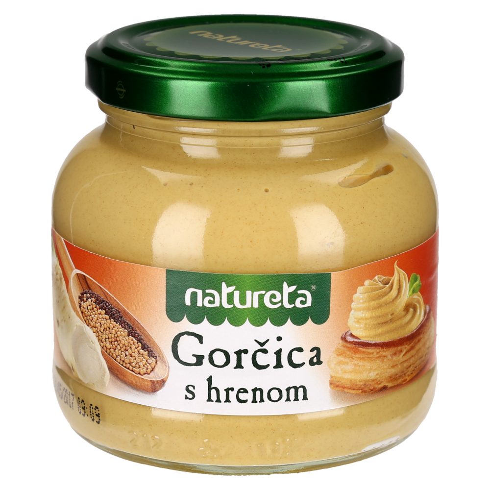Gorčica s hrenom, Natureta, 200 g