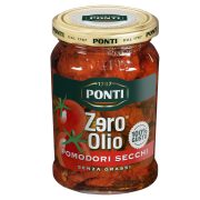 Slika produkta SUŠENI PARADIŽNIK V OMAKI Z DIŠAVNICAMI ZERO OLIO, PONTI, 300G