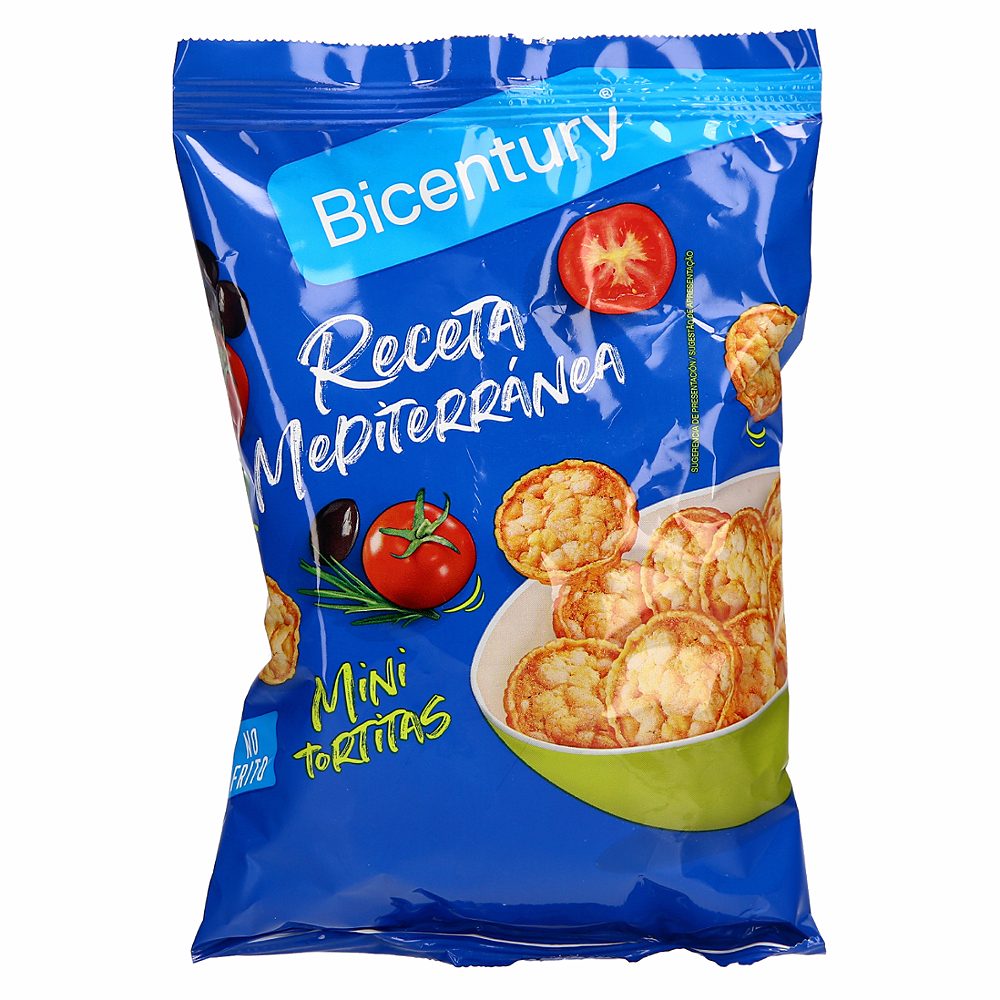 koruzne mini ploščice z mediteranskimi začimbami, bicentury, 70g
