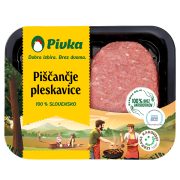 Slika produkta PIŠČANČJE PLESKAVICE, PIVKA, 400G