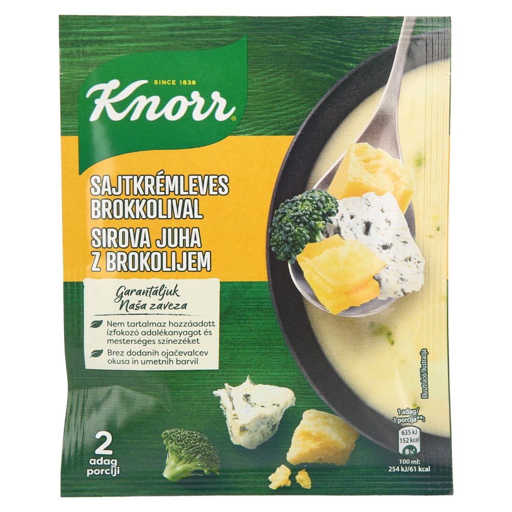 Sirova juha z brokolijem, Knorr, 43 g