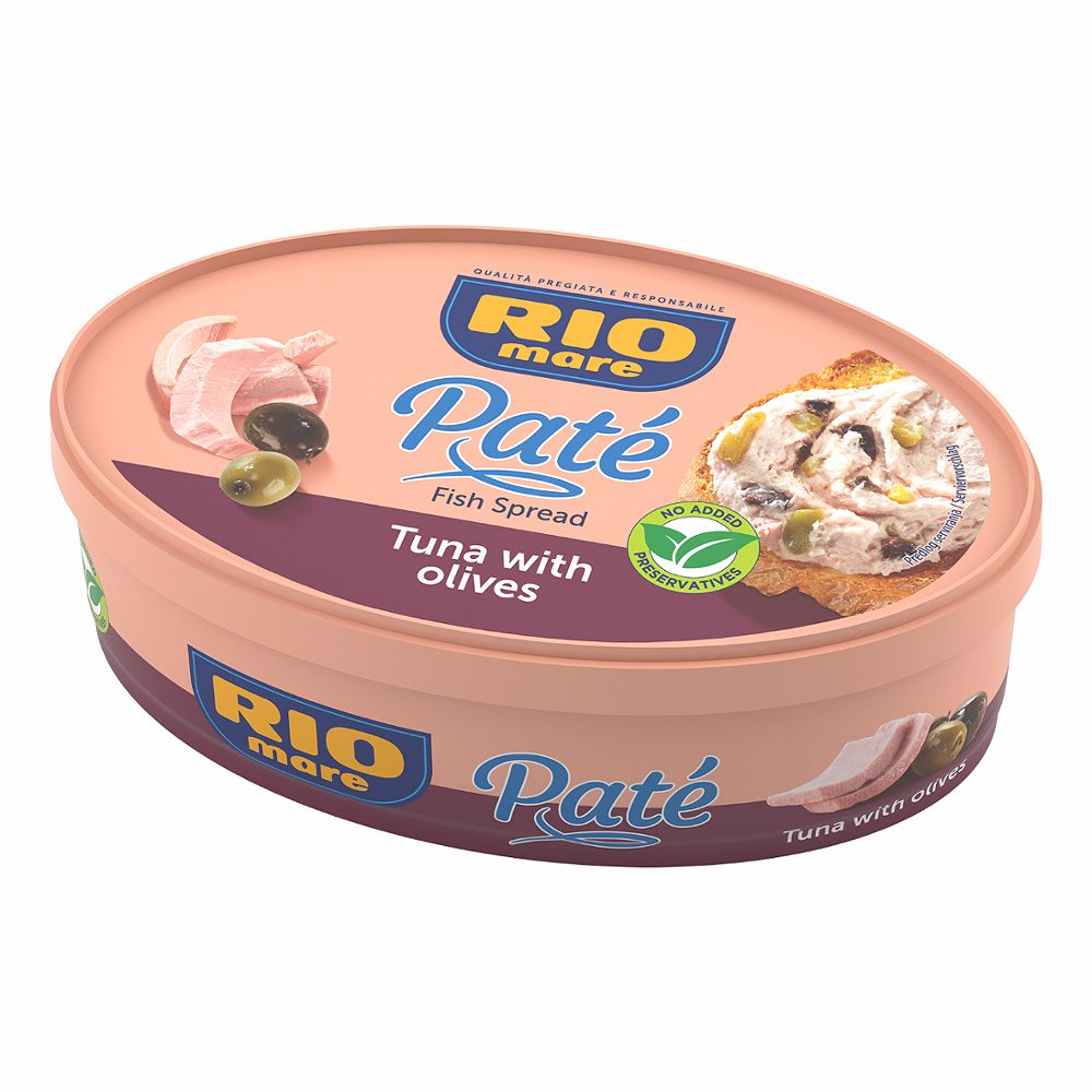 tunin namaz z olivami, pate rustico, rio mare, 115g