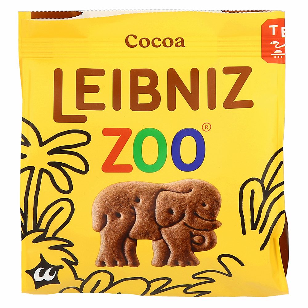 keksi s kakavom cocoa zoo leibniz, bahlsen, 100g