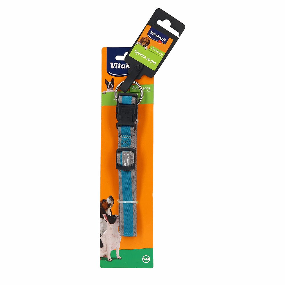 ovratnica za psa m 35-55cm nylon
