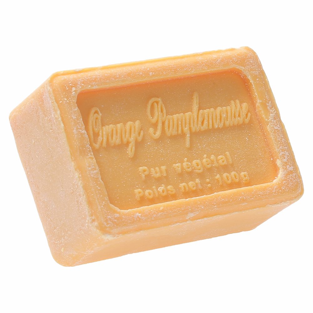 trdo milo grenivka in pomaranča, savon de marseille, 100g