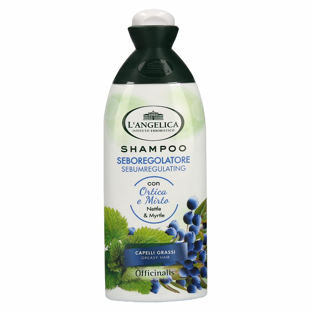 šampon za mastne lase kopriva in mirta, l´angelica officinalis, 250ml