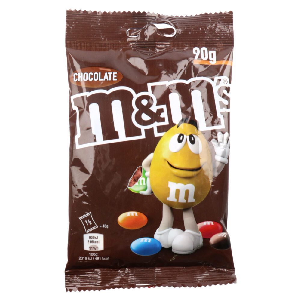 BONBONI S ČOKOLADO M&M´S, 90G Draže bonboni z mlečno čokolado (69 % ...