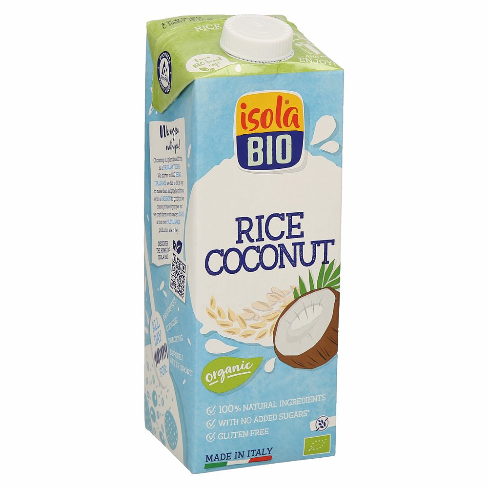 bio rižev napitek s kokosom brez glutena