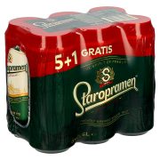 Slika produkta SVETLO PIVO, STAROPRAMEN, 6X0,5L