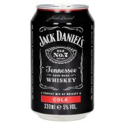 Slika produkta GAZIRANA MEŠANA ALKOHOLNA PIJAČA, JACK DANIEL´S & COLA, 0,33 L
