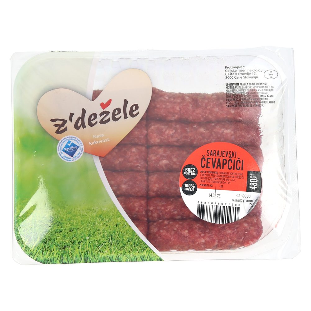 SARAJEVSKI ČEVAPČIČI, Z´DEŽELE, 480G