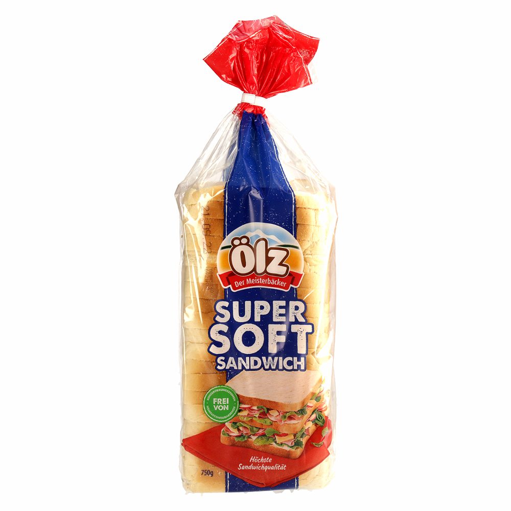 pšenični kruh super soft sendvič, ölz, 750g
