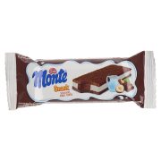 Slika produkta REZINA Z MLEČNIM ČOKOLADNO LEŠNIKOVIM POLNILOM MONTE SNACK, ZOTT, 29G