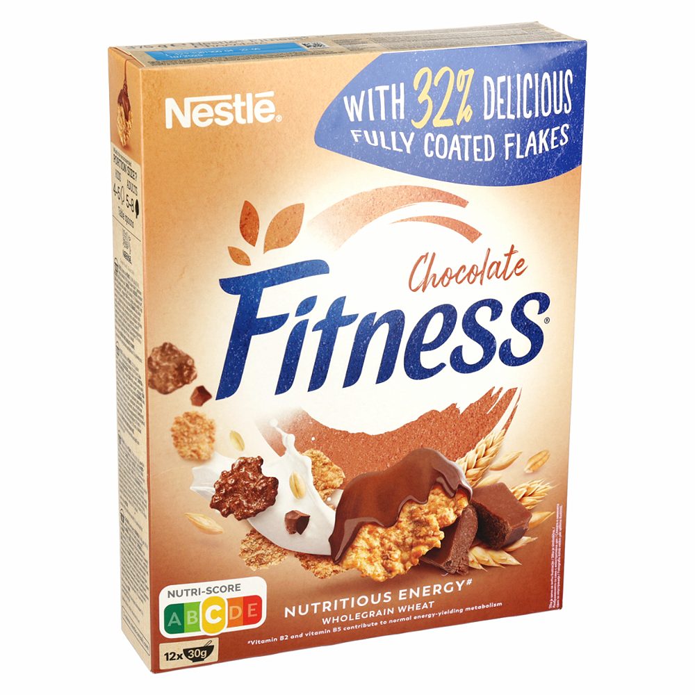 kosmiči čokoladni fitness, nestlé, 375g