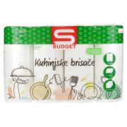 Slika produkta PAPIRNATE BRISAČE, 2 SLOJNE, S-BUDGET, 4/1