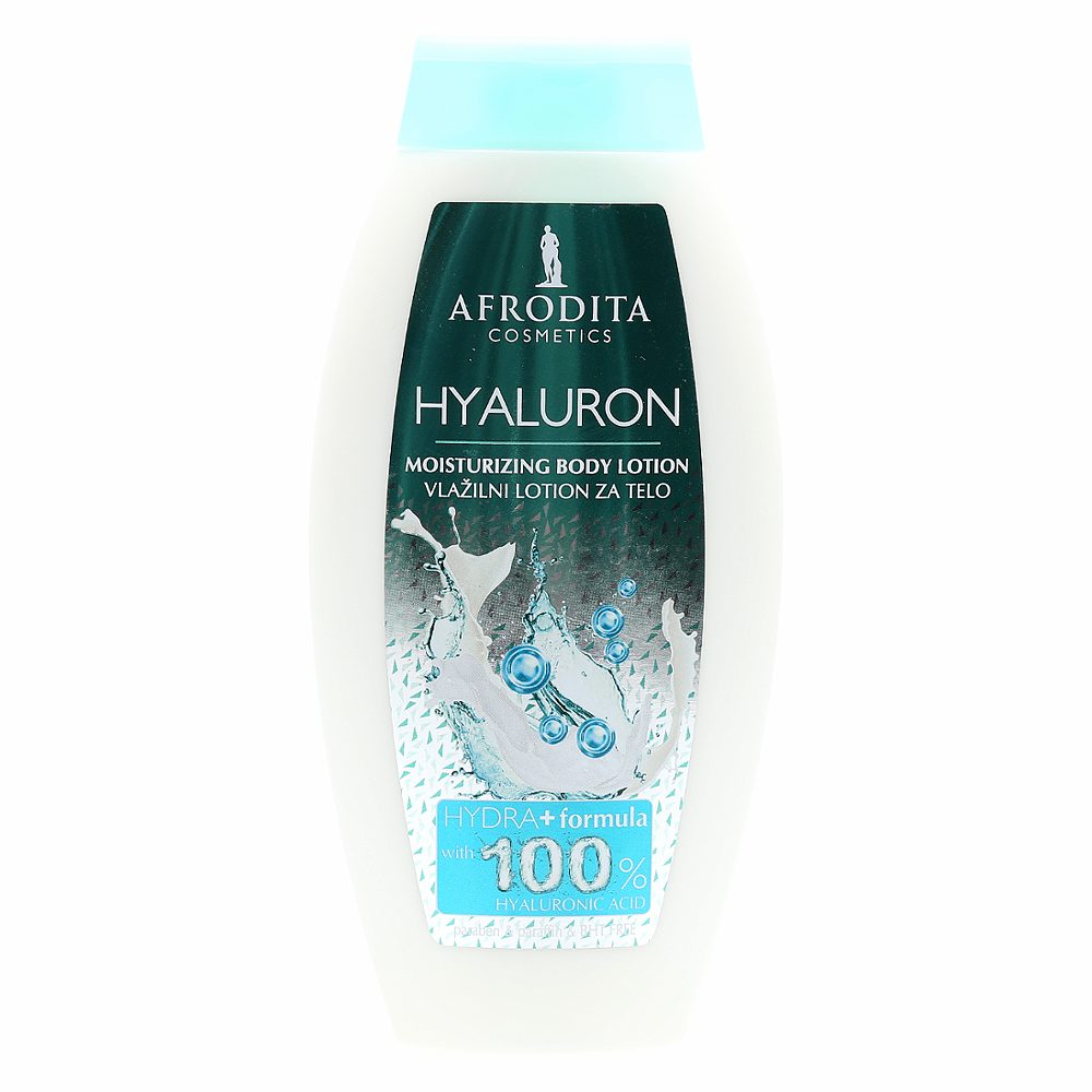 vlažilni losjon za telo, hyaluron, afrodita, 250 ml