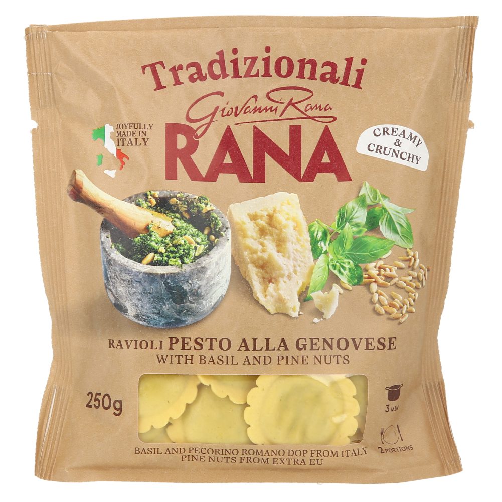 SVEŽE TESTENINE, TORTELINI S PESTOM, RANA, 250G