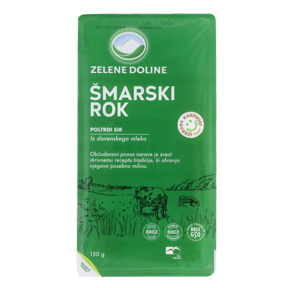rezine sira šmarski rok, zelene doline, pakirano, 150 g