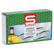 Slika produkta SARDELE V SONČNIČNEM OLJU Z LIMONO, S-BUDGET, 125G