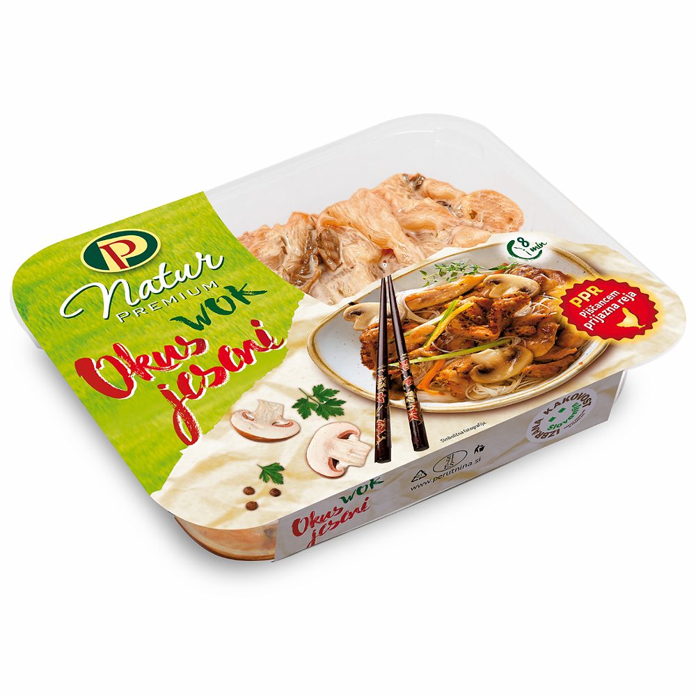 wok okus jeseni natur premium, perutnina ptuj, 500g