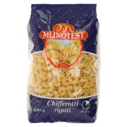 Slika produkta TESTENINE POLŽI CHIFFEROTTI RIGATI, MLINOTEST, 500G