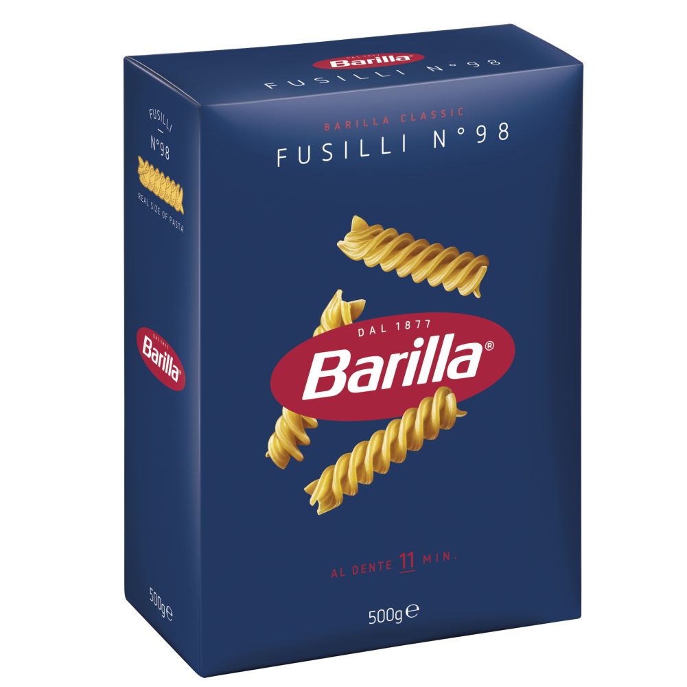 TESTENINE SVEDRI ŠT.98 FUSILLI, BARILLA, 500G
