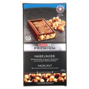 Slika produkta MLEČNA ČOKOLADA S CELIMI LEŠNIKI, SPAR PREMIUM, 180G
