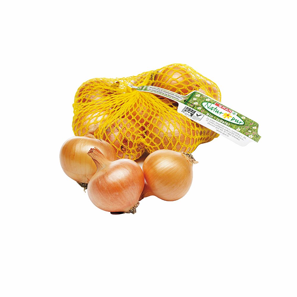 bio čebula rumena, spar natur*pur, pakirano, 1kg