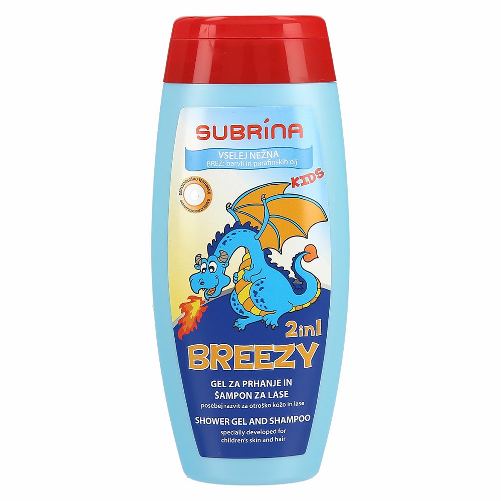 gel za prhanje in šampon 2v1 breezy