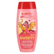 Slika produkta GEL ZA PRHANJE IN ŠAMPON 2V1 SWEETY, SUBRINA KIDS, 250ML